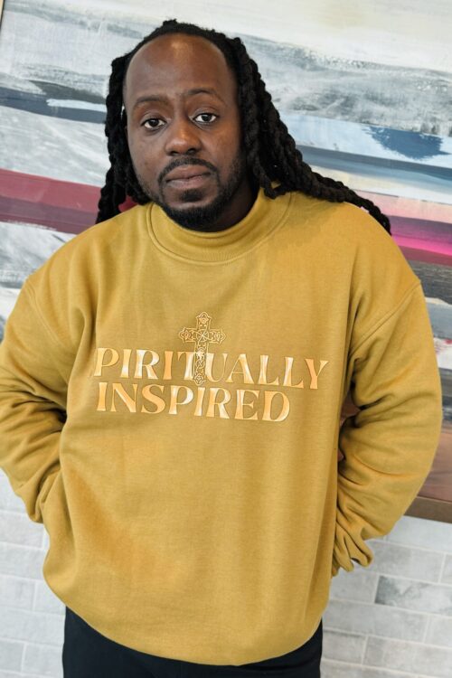 Spiritually Inspired Sweatshirt (Golden Brown)