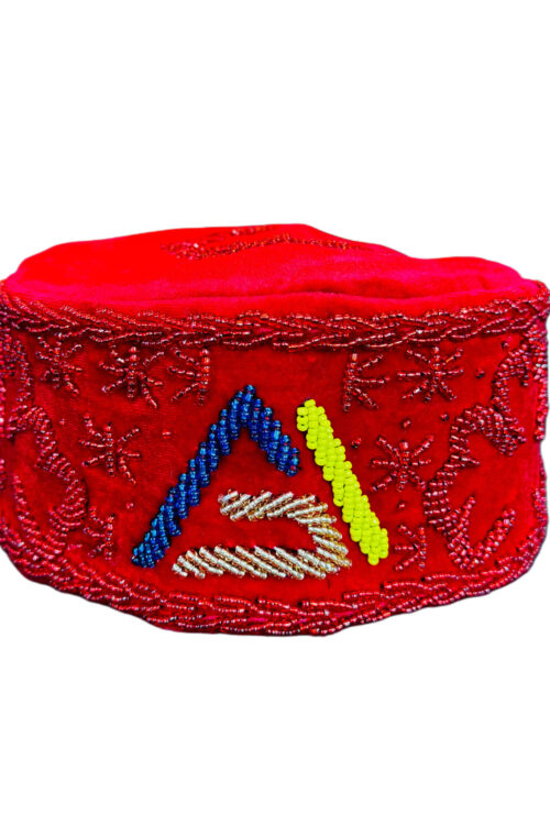 Igbo Culture Hat (Red)