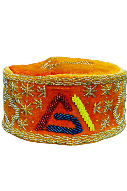 Igbo Culture Hat (Orange)