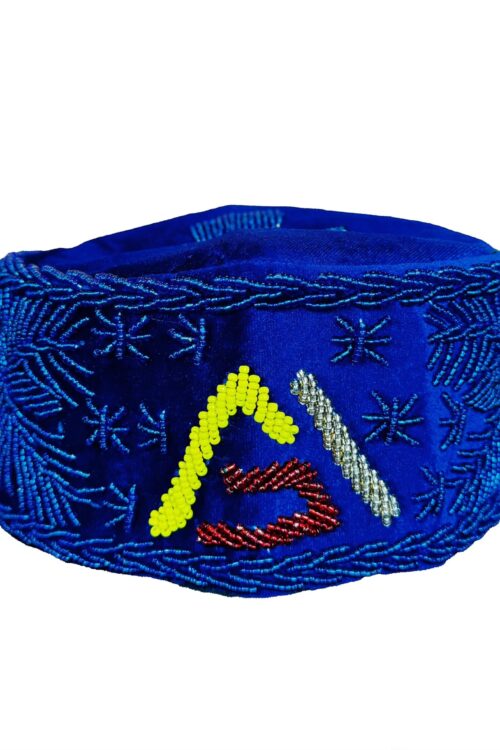 Igbo Culture Hat (Royal Blue)